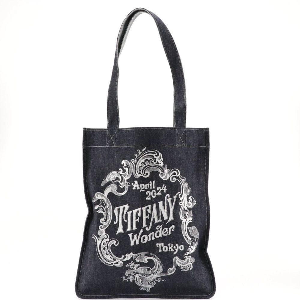 Tiffany & Co. Limited Edition "Tiffany Wonder" Vertical Tote in Dark Denim